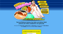 Desktop Screenshot of feetandballoons.com